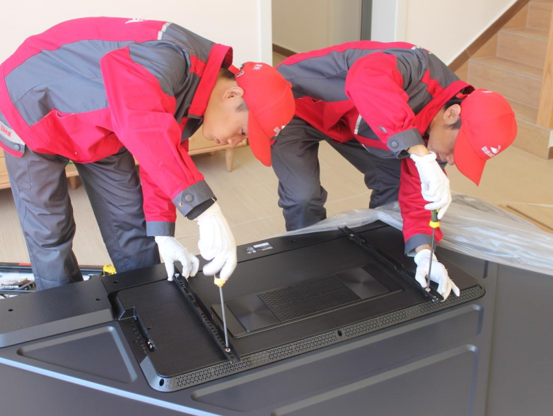 液晶電視專業打包流程 義烏專業電視搬運打包現場